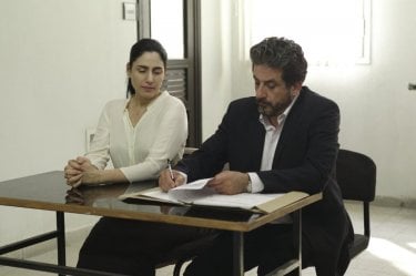 Viviane: Ronit Elkabetz con Menashe Noy in una scena