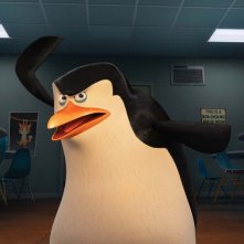 I pinguini di Madagascar: Skipper in una scena del film animato della DreamWorks