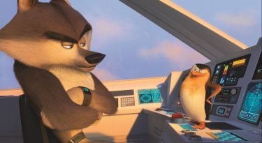 I pinguini di Madagascar: Segreto e Skipper in una scena del film animato della DreamWorks