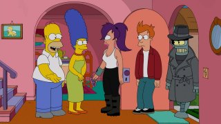 Simpsorama: una scena dell'episodio crossover tra I Simpson e Futurama