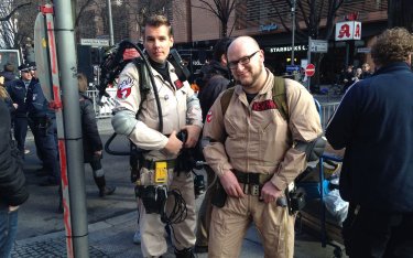 Berlino 2014: fan aspettano Bill Murray vestiti da Ghostbusters