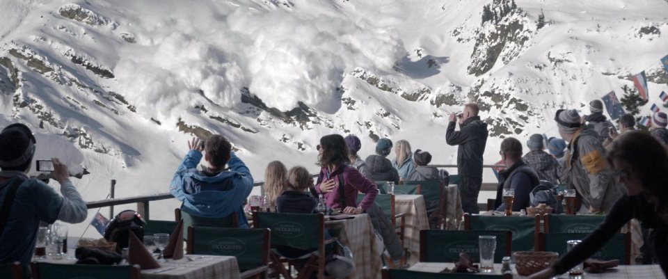 Force Majeure: una scena del film