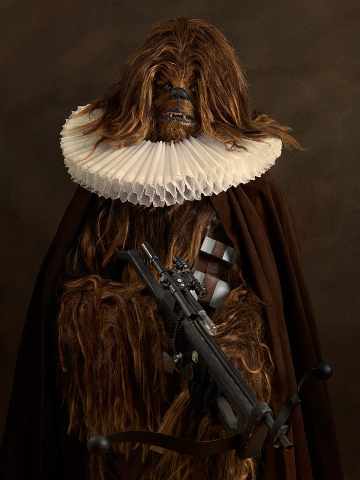 Chewbecca rinascimentale in una foto di Sacha Goldberger