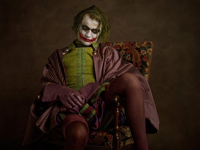 Joker rinascimentale in una foto di Sacha Goldberger