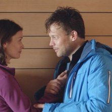 Force Majeure: Lisa Loven Kongsli con Johannes Bah Kuhnke in una scena del film
