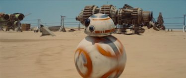 Star Wars: Il risveglio della forza - un droide dal trailer
