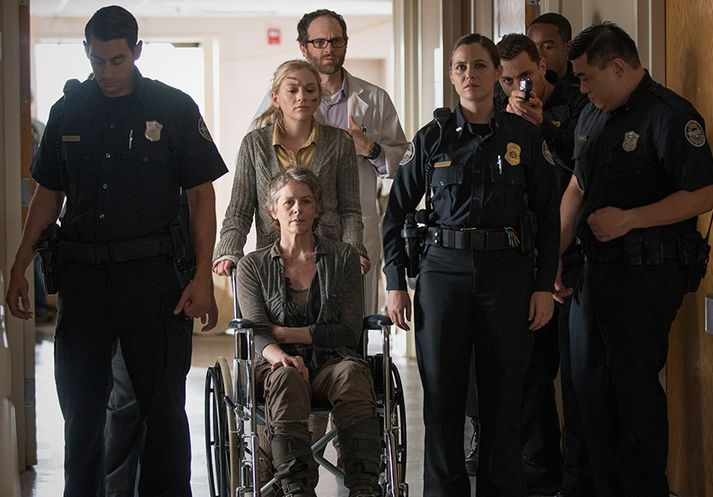 The Walking Dead: Emily Kinney, Melissa McBride, Erik Jensen e Christine Woods in Coda
