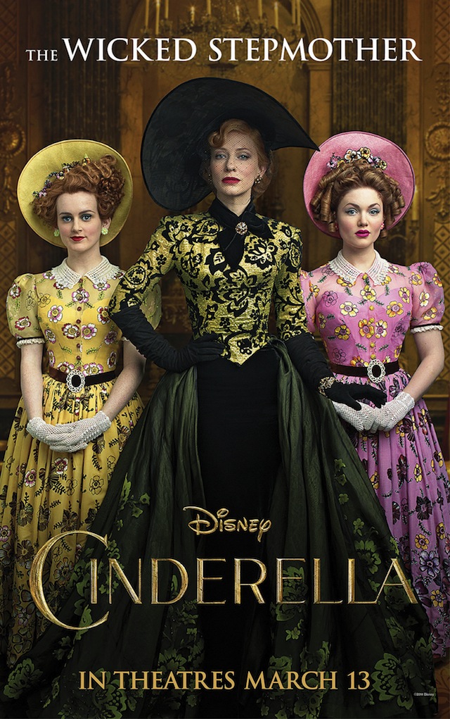 Cenerentola: Cate Blanchett, Holliday Grainger e Sophie McShera nel nuovo poster