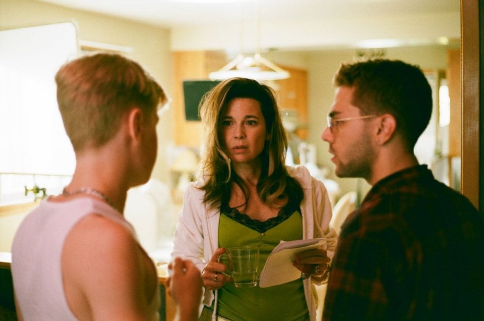 Mommy: Anne Dorval sul set con Antoine-Olivier Pilon e con il regista Xavier Dolan