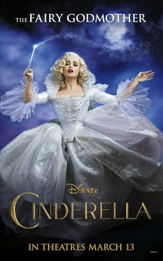 Cenerentola: la Fata Madrina Helena Bonham Carter nel poster