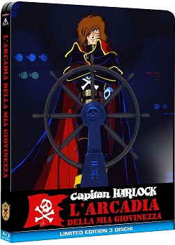 La cover del blu-ray di Capitan Harlock - L'arcadia della mia giovinezza