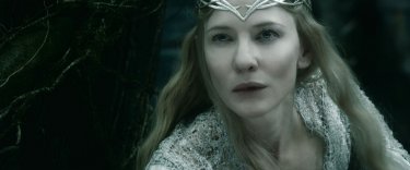 Lo Hobbit: La Battaglia delle Cinque Armate, Cate Blanchett in una scena