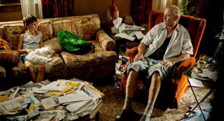 St. Vincent: Bill Murray in una scena del film con Jaeden Lieberher
