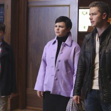 C'era una volta: Jared Gilmore, Ginnifer Goodwin, e Josh Dallas in Heroes and Villains