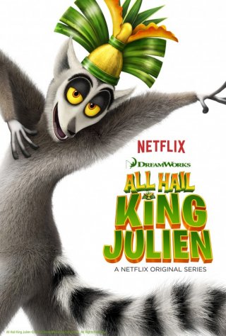 All Hail King Julien: la locandina della serie animata