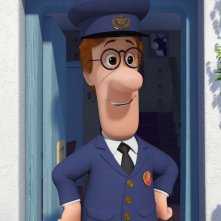 Postino Pat - Il Film: Pat sorride in una scena del film