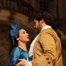 Cenerentola: Lena Belkina con Edgardo Rocha in una scena dell'evento cinematografico diretto da Carlo Verdone