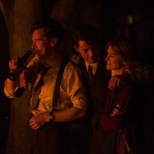 The Imitation Game: Benedict Cumberbatch insieme a Keira Knightley e Matthew Goode in un'immagine del film