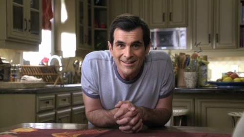 Primo piano di Ty Burrell in Modern Family
