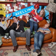 Zio Gianni: un'immagine del cast sul set
