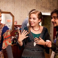 Zio Gianni: Cristel Checca, Francesco Russo e Luca Di Capua in una foto sul set