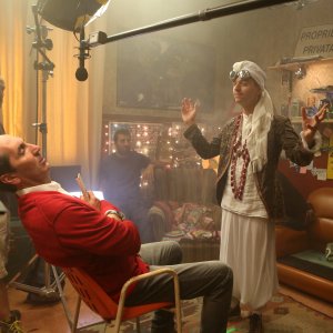 Zio Gianni: Paolo Calabresi e Luca Di Capua in una foto sul set