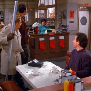 Seinfeld: i protagonisti della serie nell'episodio intitolato Lo sciopero