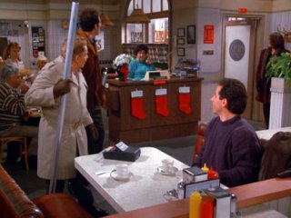 Seinfeld: i protagonisti della serie nell'episodio intitolato Lo sciopero