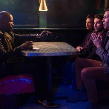Come ammazzare il capo 2: Jamie Foxx con Jason Bateman, Charlie Day e Jason Sudeikis in una scena del film