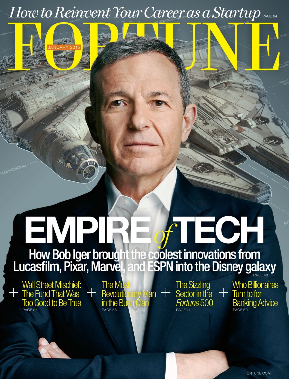 Star Wars - il risveglio della Forza: Bob Igers sulla cover di Fortune