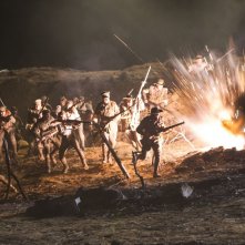 The Water Diviner: esplosioni di guerra in una scena del film