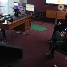 Forever: William Baldwin, Alana De La Garza e Ioan Gruffudd in una scena dell'episodio intitolato  The Wolves of Deep Brooklyn