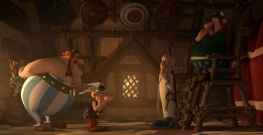 Asterix e il Regno degli Dei: Asterix e Obelix in una scena del film animato