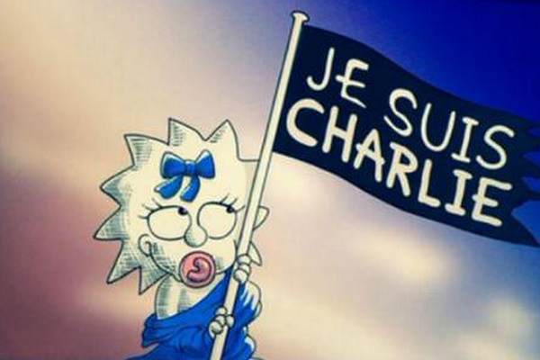 I Simpson ricordano le vittime di Charlie Hebdo
