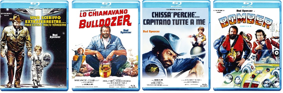 Le cover blu-ray di Bud Spencer