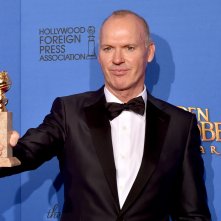 Michael Keaton ai Golden Globes 2015 premiato per Birdman