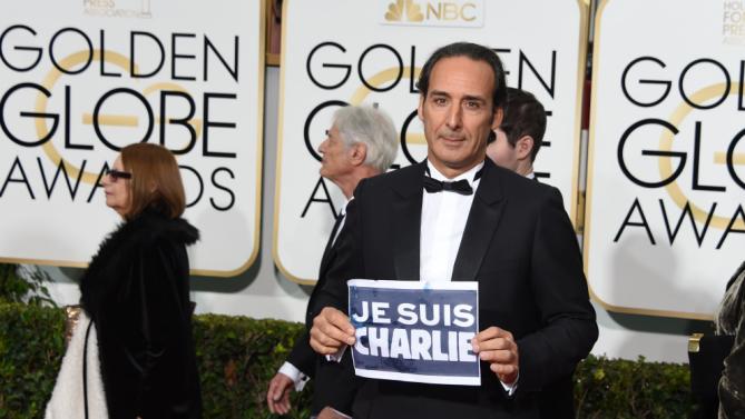 Golden Globes 2015: Alexandre Desplat ricorda le vittime dell'attentato di Parigi