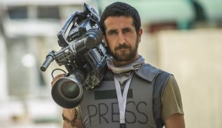 L'angelo di Sarajevo: Luca Angeletti in una scena della fiction