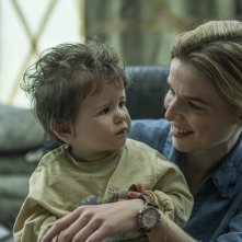L'angelo di Sarajevo: Thekla Reuten in una scena della fiction Rai