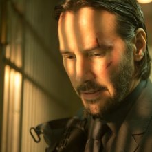 John Wick: Keanu Reeves in un primo piano tratto dal film