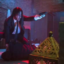 John Wick: Keanu Reeves in una scena del film action