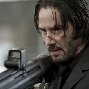 John Wick: Keanu Reeves in una scena del film