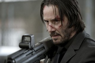 John Wick: Keanu Reeves in una scena del film