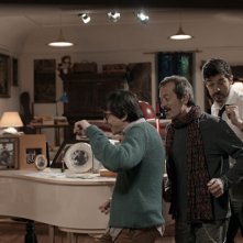 Il nome del figlio: Luigi Lo Cascio si diverte con Rocco Papaleo e Alessandro Gassman in una scena