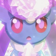 Diancie in una scena di Pokémon Il Film - Diancie e il Bozzolo della Distruzione
