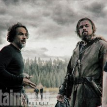 Inarritu e DiCaprio sul set di The Revenant