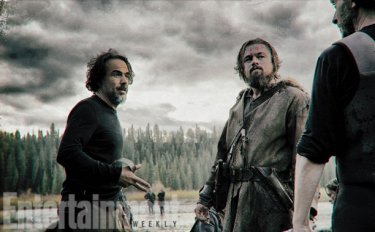 Inarritu e DiCaprio sul set di The Revenant