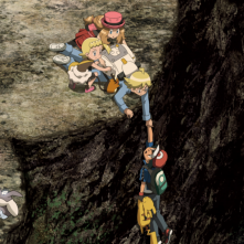 Una concitata scena tratta da Pokémon Il Film - Diancie e il Bozzolo della Distruzione