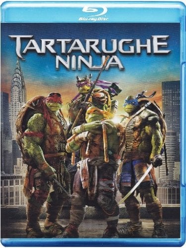 La cover blu-ray di Tartarughe Ninja