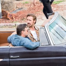 The Nice Guys - Ryan Gosling e Russell Crowe durante le riprese